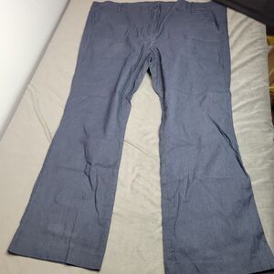 Lane Bryant Pants Womens 26 Blue Pull On Comfort Stretch Ankle Business Casual